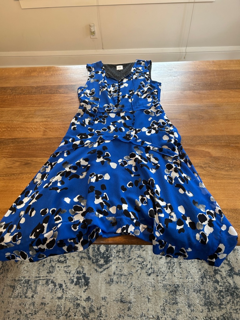 Blue Floral Print women’s Dress - Brand: CaBi